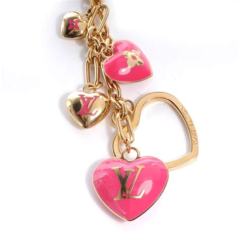 louis vuitton pink key holder|Louis Vuitton keychain holder.